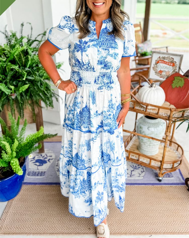 Eliza | Classic Printed Dress