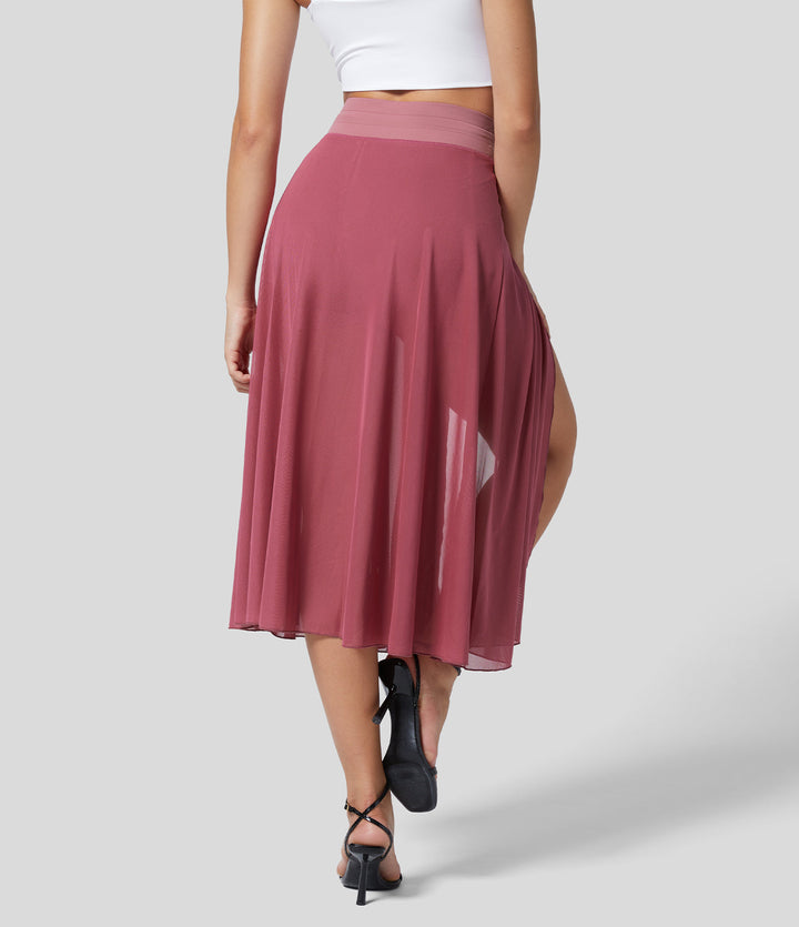 Livana | Elegant High Waisted 2-in-1 Skirt
