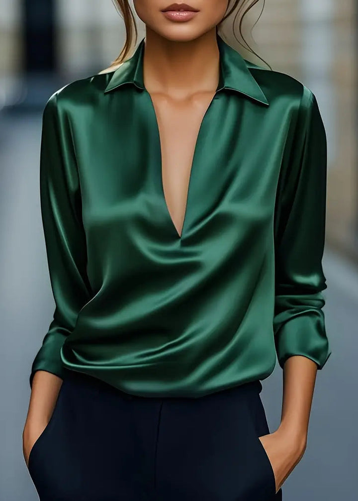 Nadia | Premium V-Neck Blouse