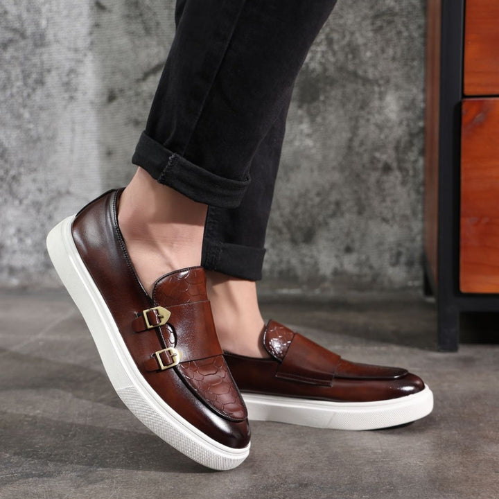 Sorrento | Double Leather Loafers