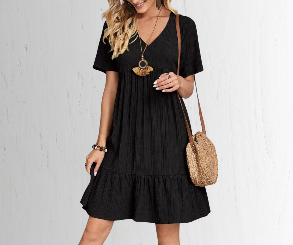 Roxy | Comfort Dress with V-Neckline