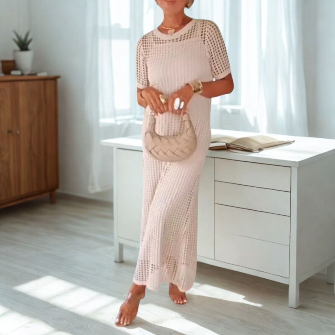 Maggie | Classic Cut-Out Maxi Dress