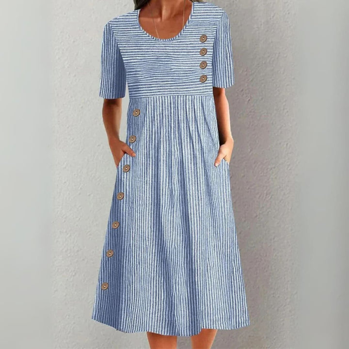 Lenna | Elegant Striped Dress