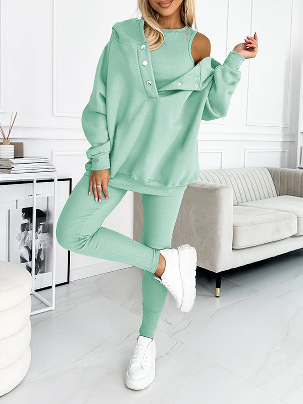 Alicia | 3-Piece Hooded Sweatshirt Suit