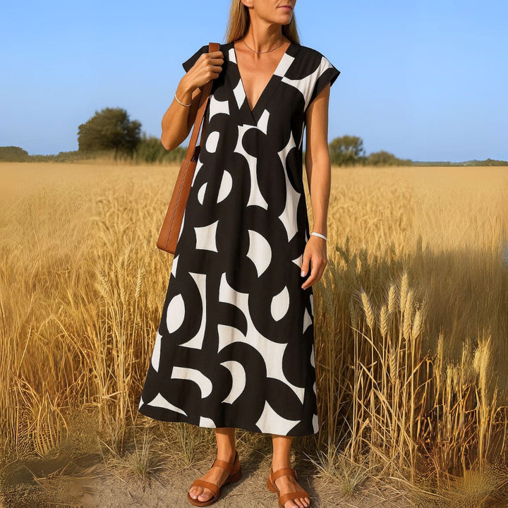 Valerie | Refined V-Neck Dress