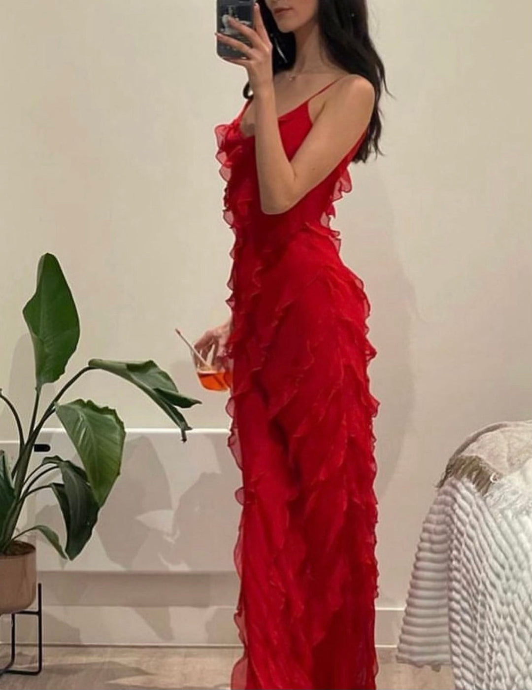 Sara | Ruffled Maxi Dress