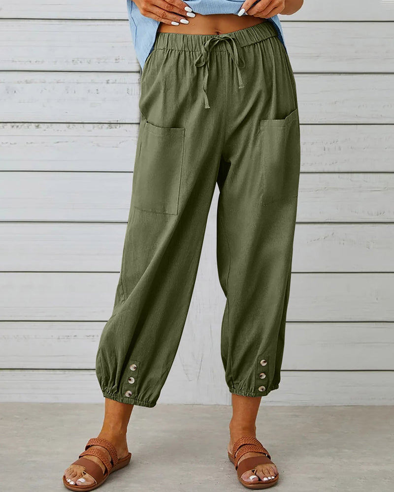 Gina | High-Waisted Loose Trousers