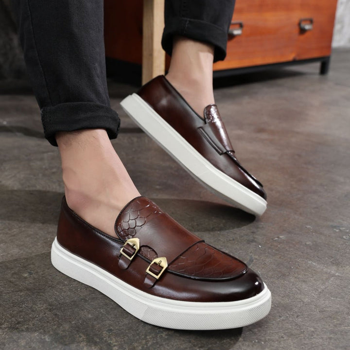 Sorrento | Double Leather Loafers