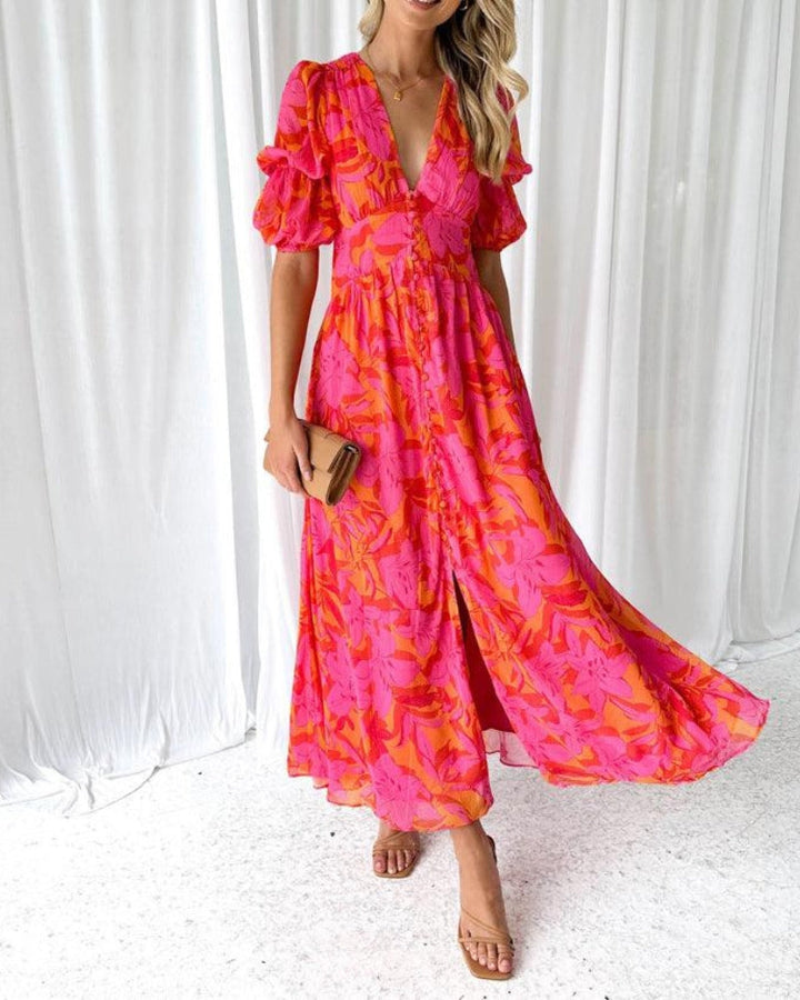 Selene | Timeless Printed Dress