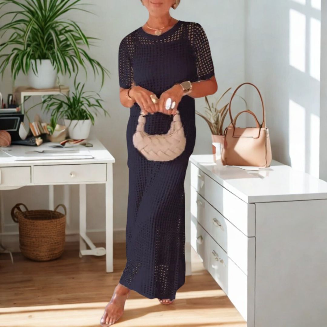 Maggie | Classic Cut-Out Maxi Dress