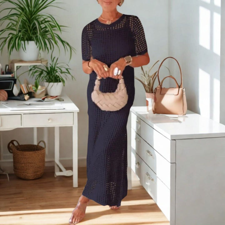 Maggie | Classic Cut-Out Maxi Dress