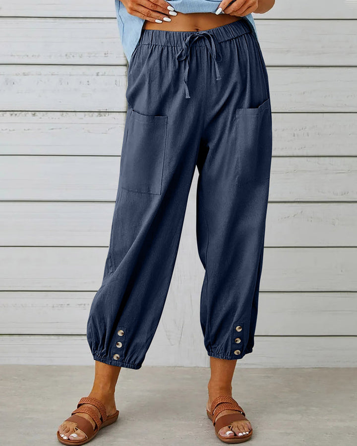 Gina | High-Waisted Loose Trousers