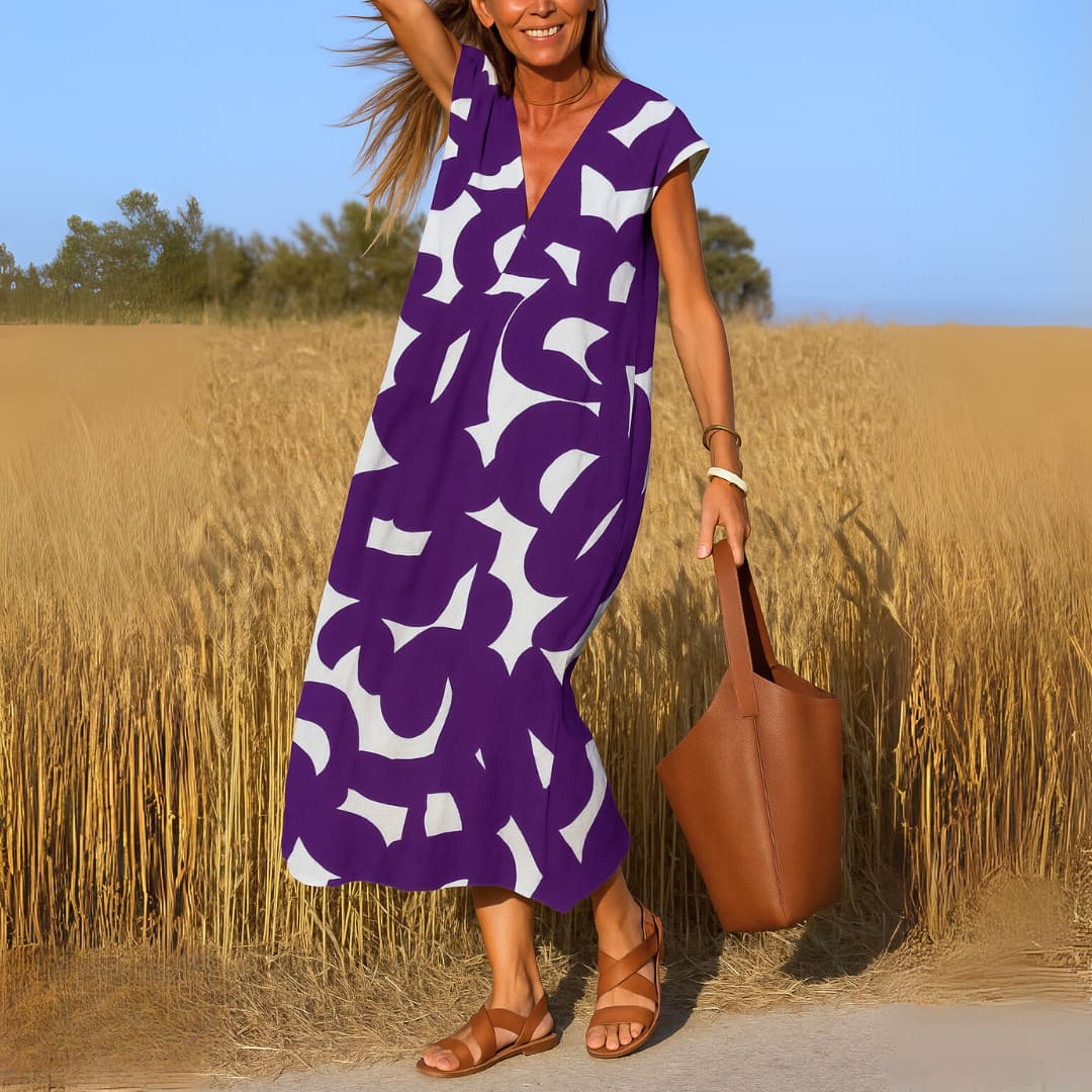 Valerie | Refined V-Neck Dress