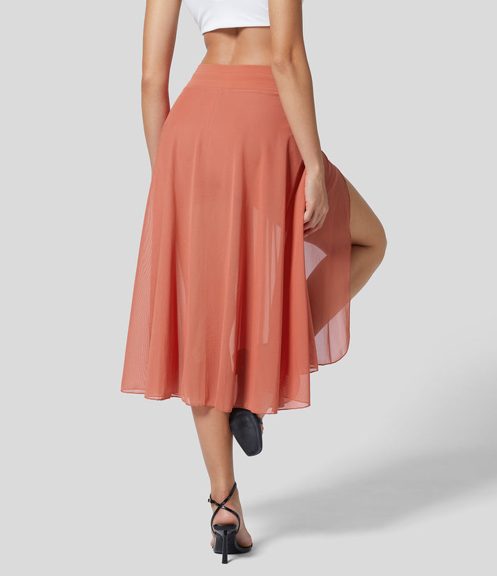 Livana | Elegant High Waisted 2-in-1 Skirt
