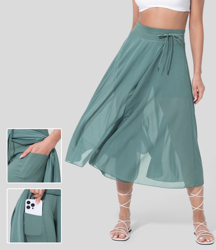 Livana | Elegant High Waisted 2-in-1 Skirt