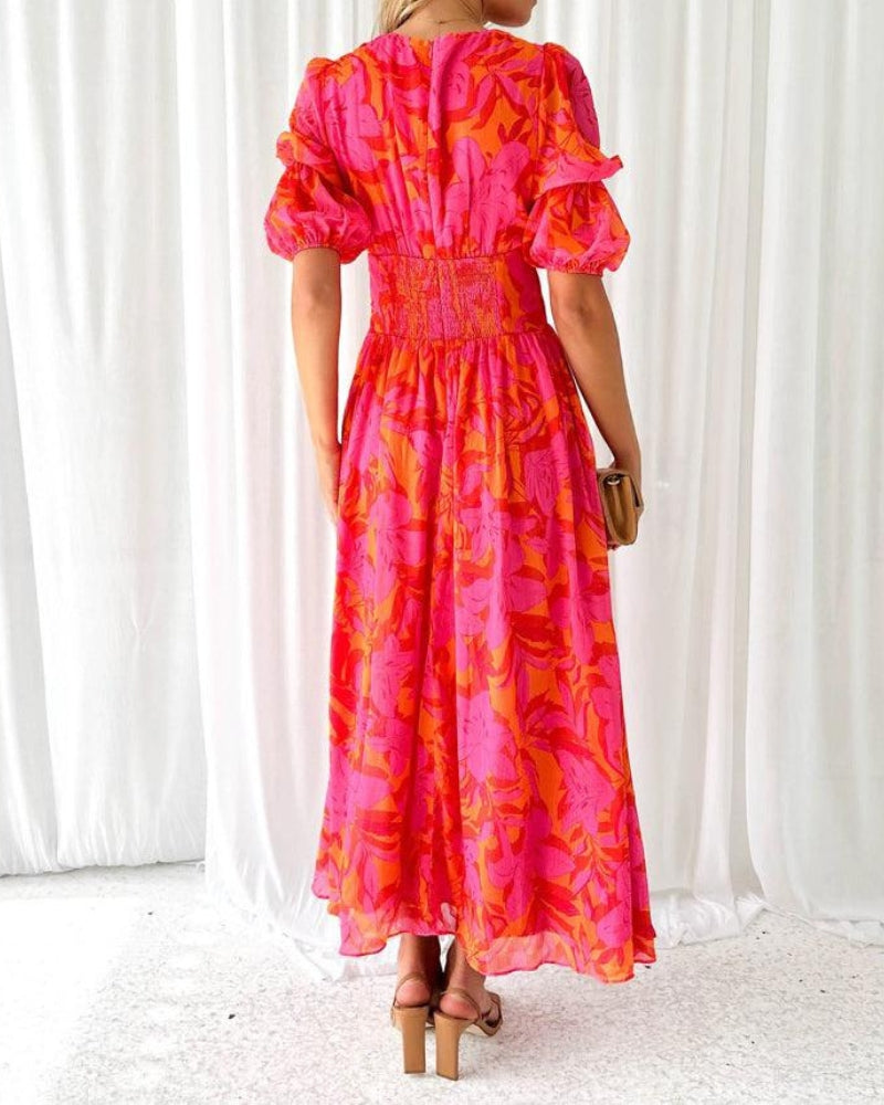 Selene | Timeless Printed Dress