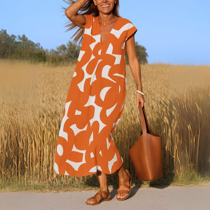 Valerie | Refined V-Neck Dress