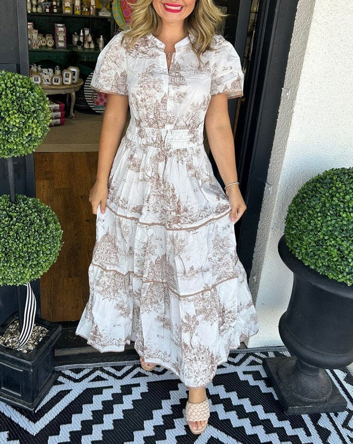 Eliza | Classic Printed Dress