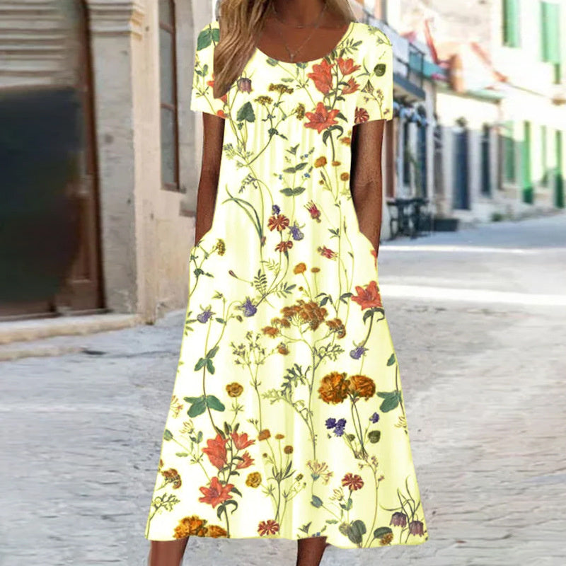 Bella | Boho Floral Dress