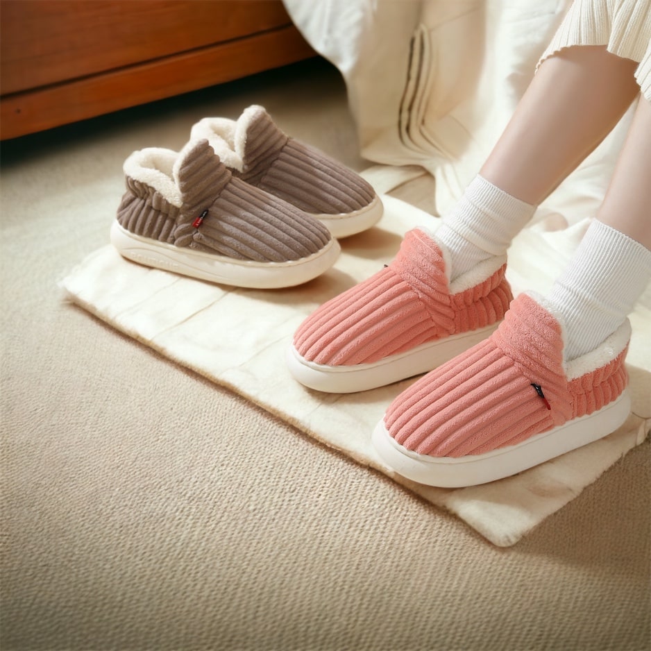 Penelope | Fluffy Fleece Winter Slippers