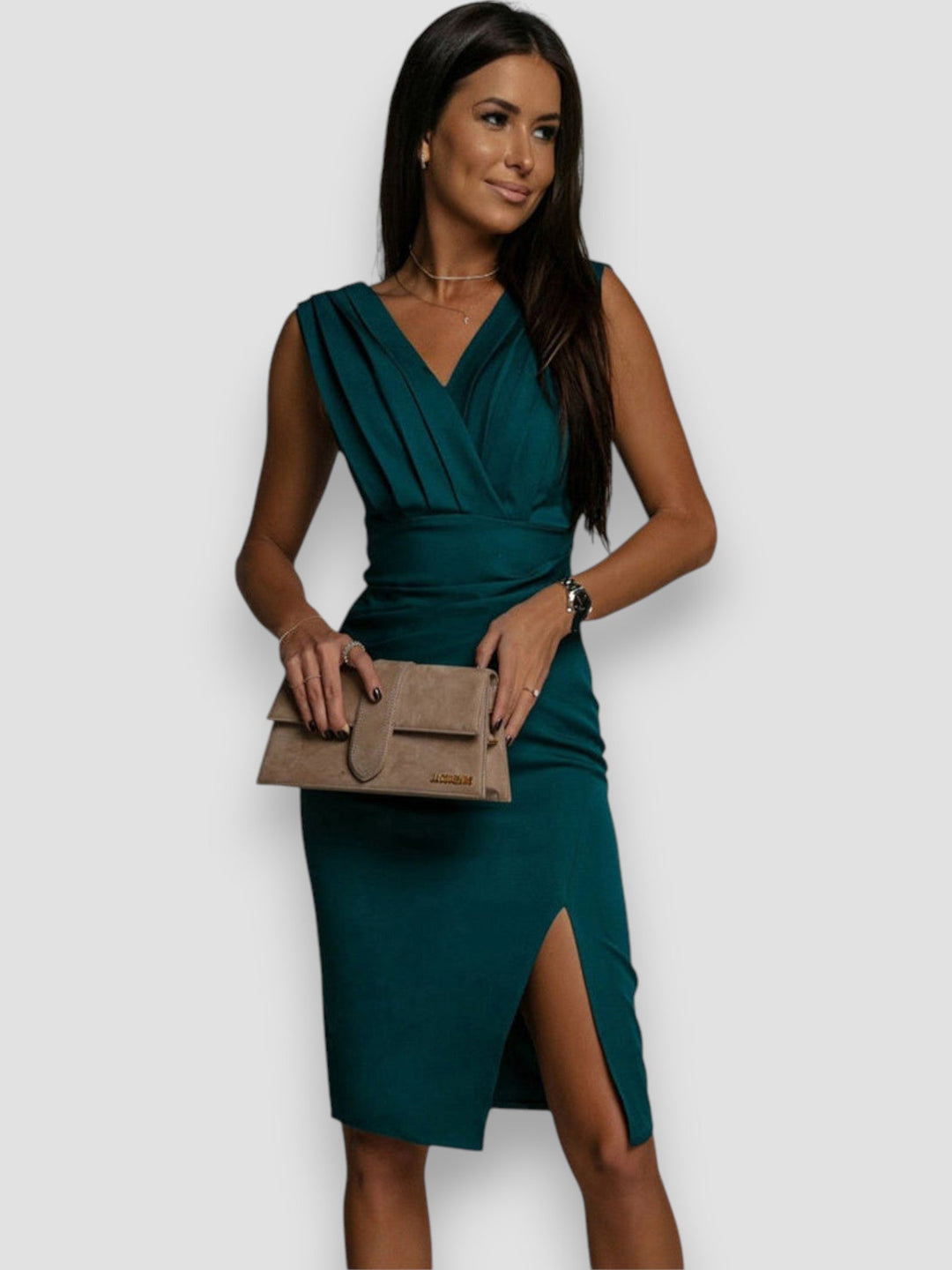 Rosanna | Elegant V-Neck Dress