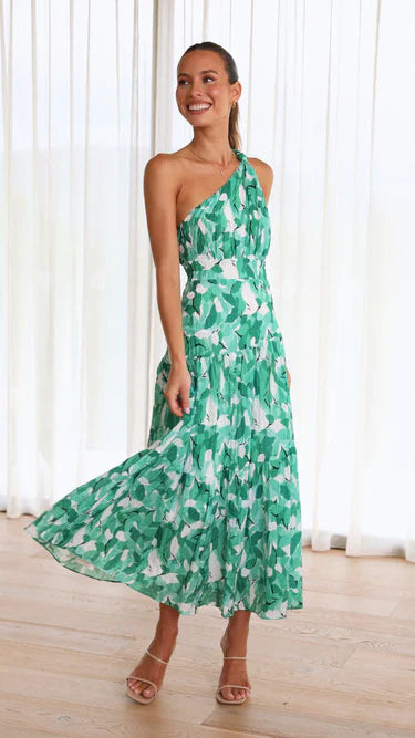 Ellen | One-Shoulder Midi Dress