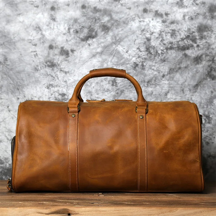 Ethan | Vintage Leather Duffle Bag