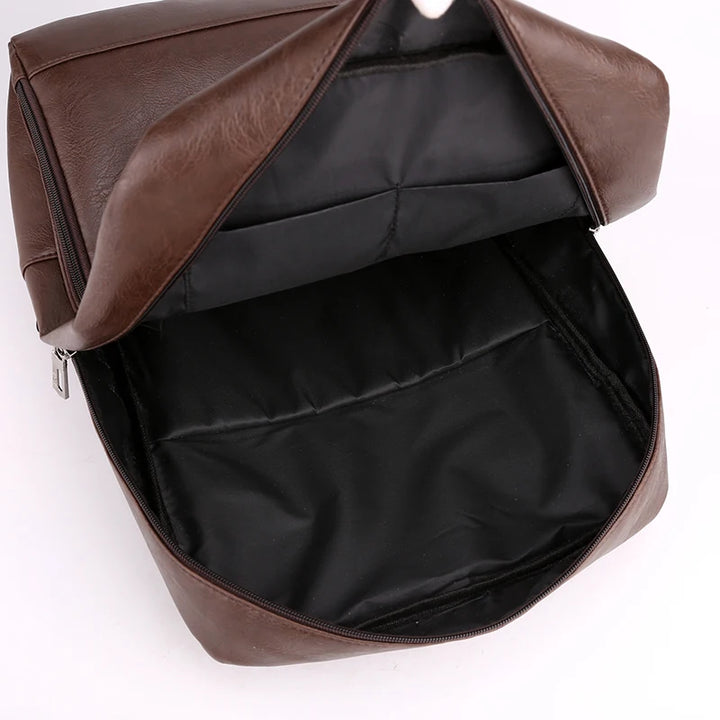 Liam | Classic Leather Backpack