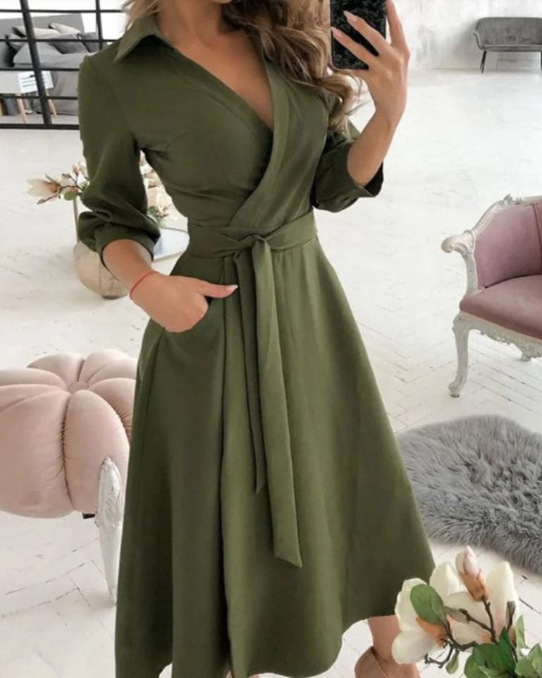 Leia | Elegant Midi Dress
