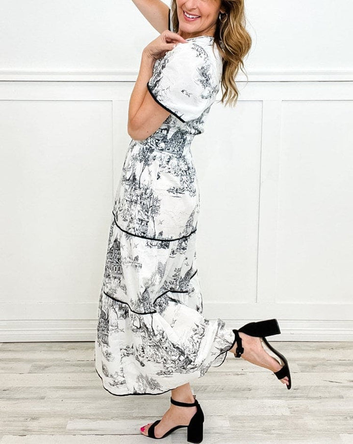 Eliza | Classic Printed Dress