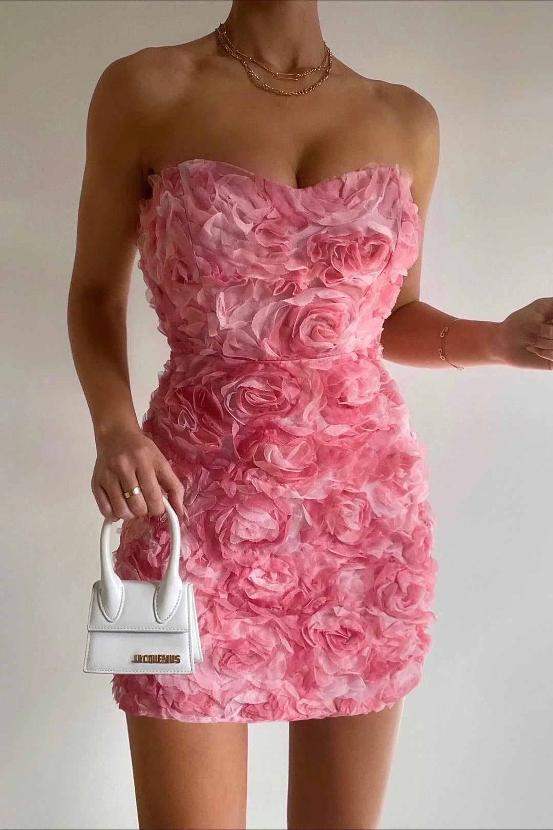 Rosabella | Strapless Rose Dress