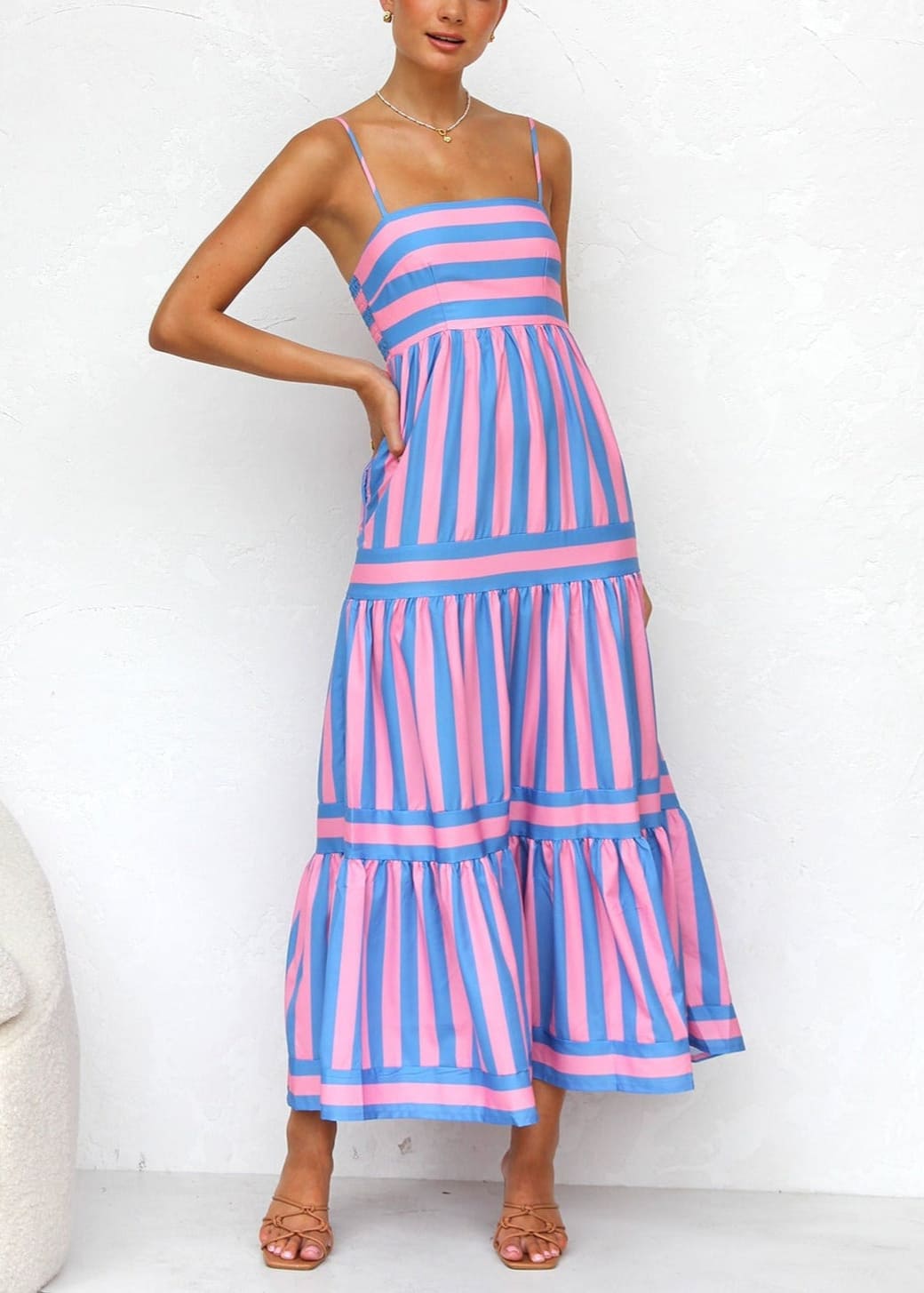 Nina | Spaghetti Strap Maxi Dress