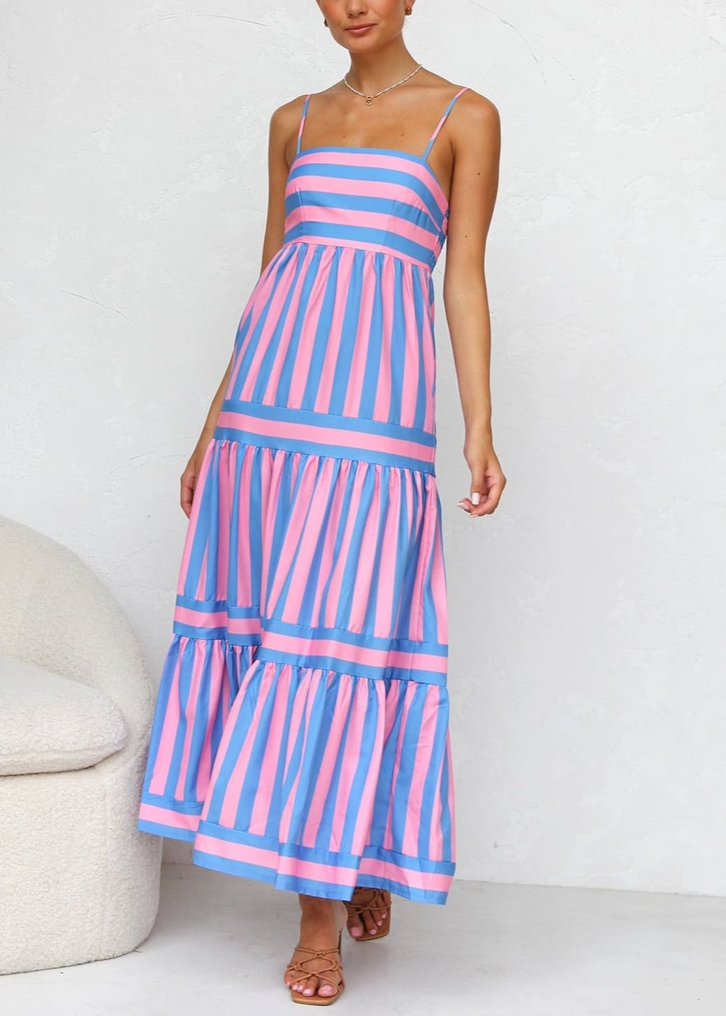 Nina | Spaghetti Strap Maxi Dress
