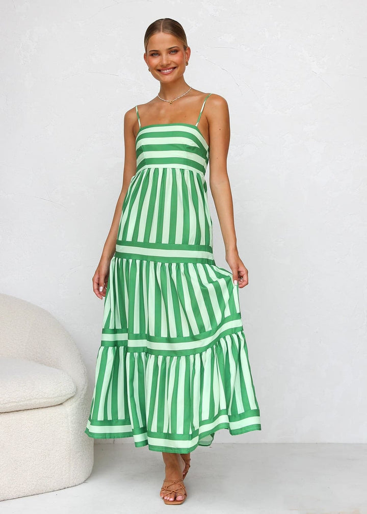Nina | Spaghetti Strap Maxi Dress