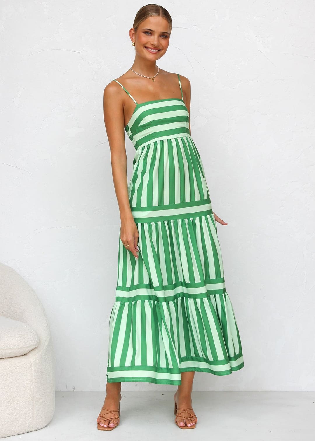 Nina | Spaghetti Strap Maxi Dress