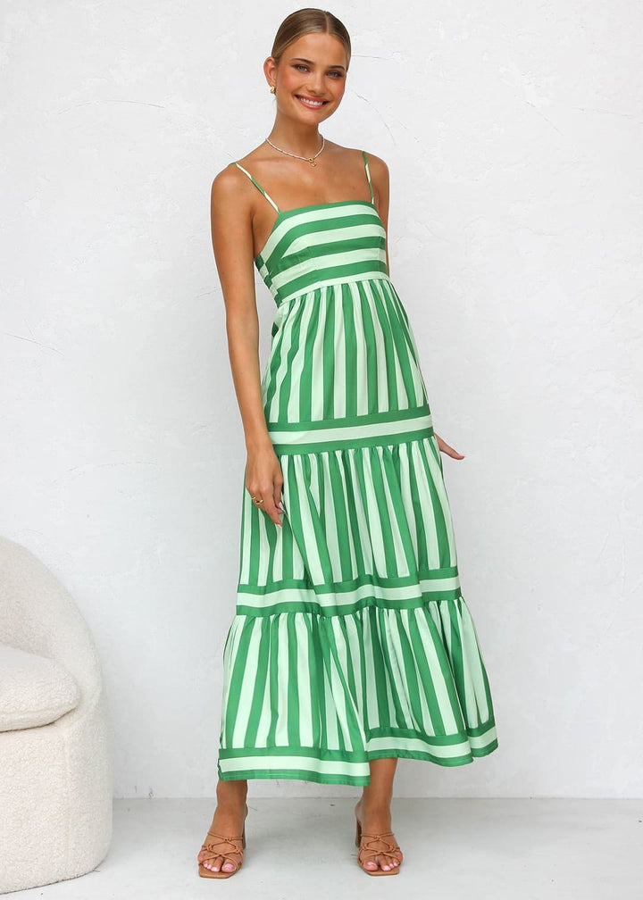 Nina | Spaghetti Strap Maxi Dress