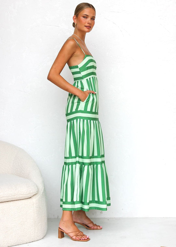 Nina | Spaghetti Strap Maxi Dress