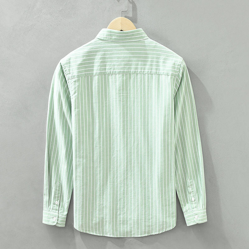 Patrick | Striped Linen Shirt