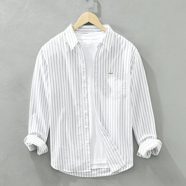 Patrick | Striped Linen Shirt