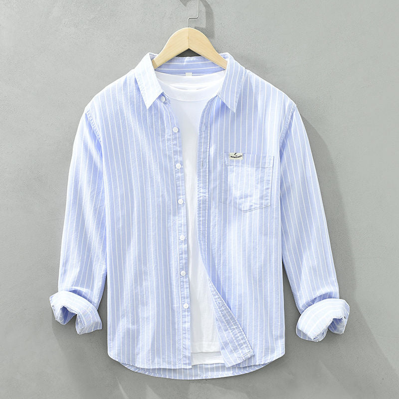 Patrick | Striped Linen Shirt