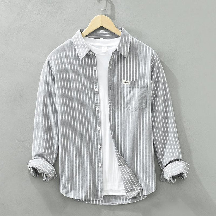 Patrick | Striped Linen Shirt