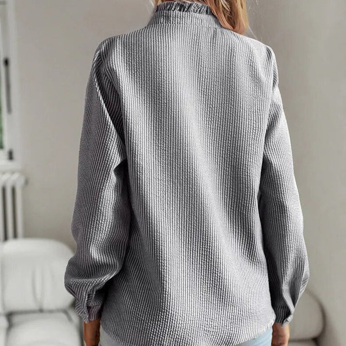 Lisbeth | Elegant Cuff Collar Blouse