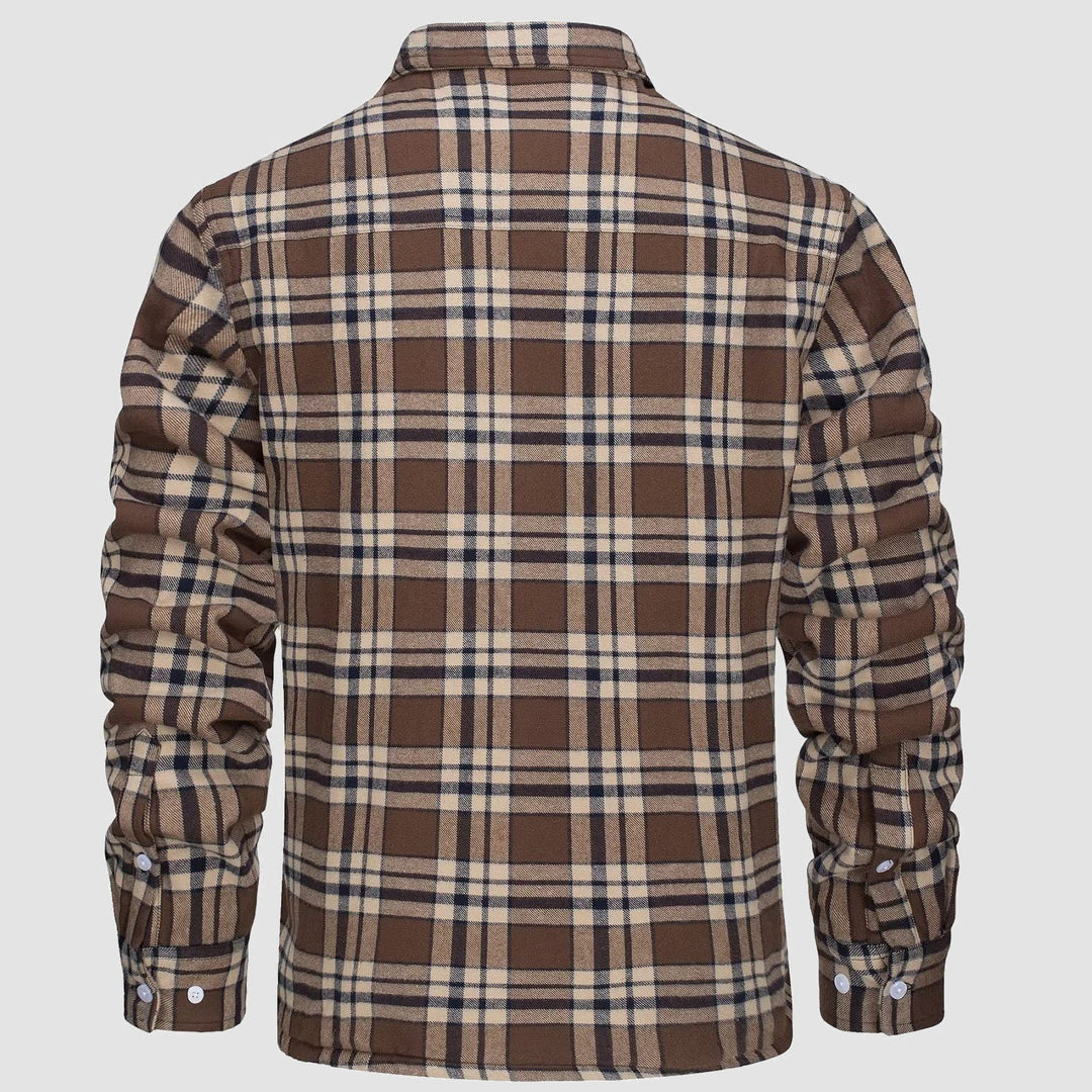 Klaus | Lined Plaid Shirt Jacket