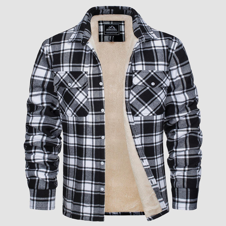 Klaus | Lined Plaid Shirt Jacket