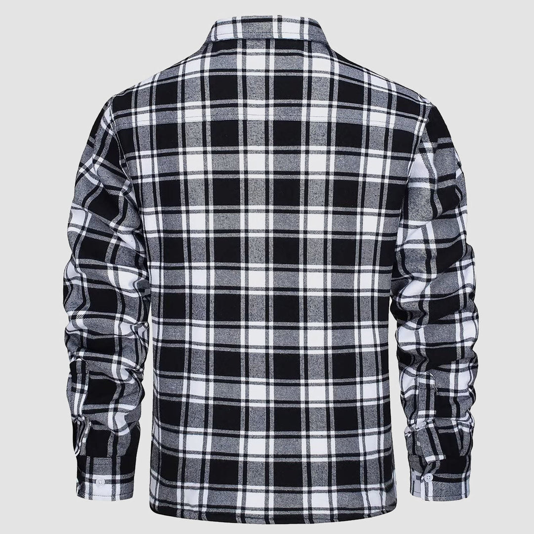 Klaus | Lined Plaid Shirt Jacket