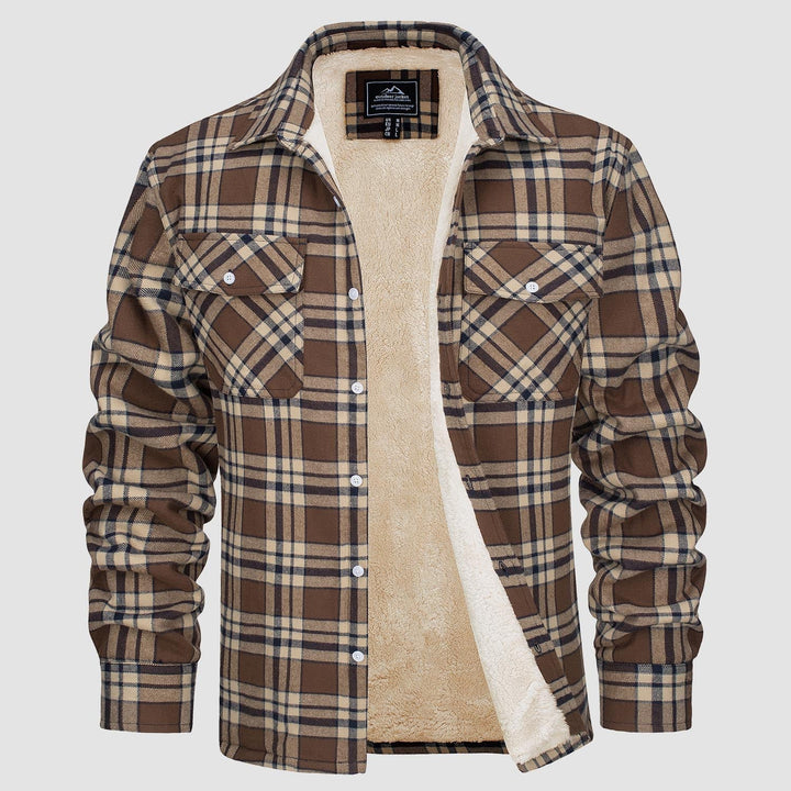 Klaus | Lined Plaid Shirt Jacket