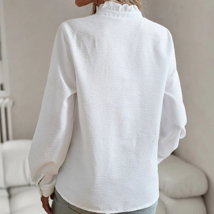 Lisbeth | Elegant Cuff Collar Blouse