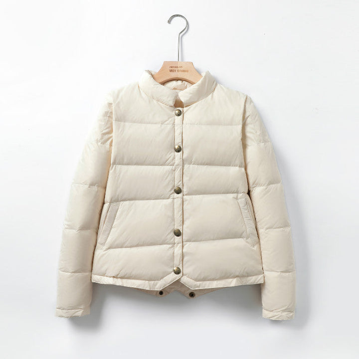 Minda | Retro Style Short Thermal Down Jacket