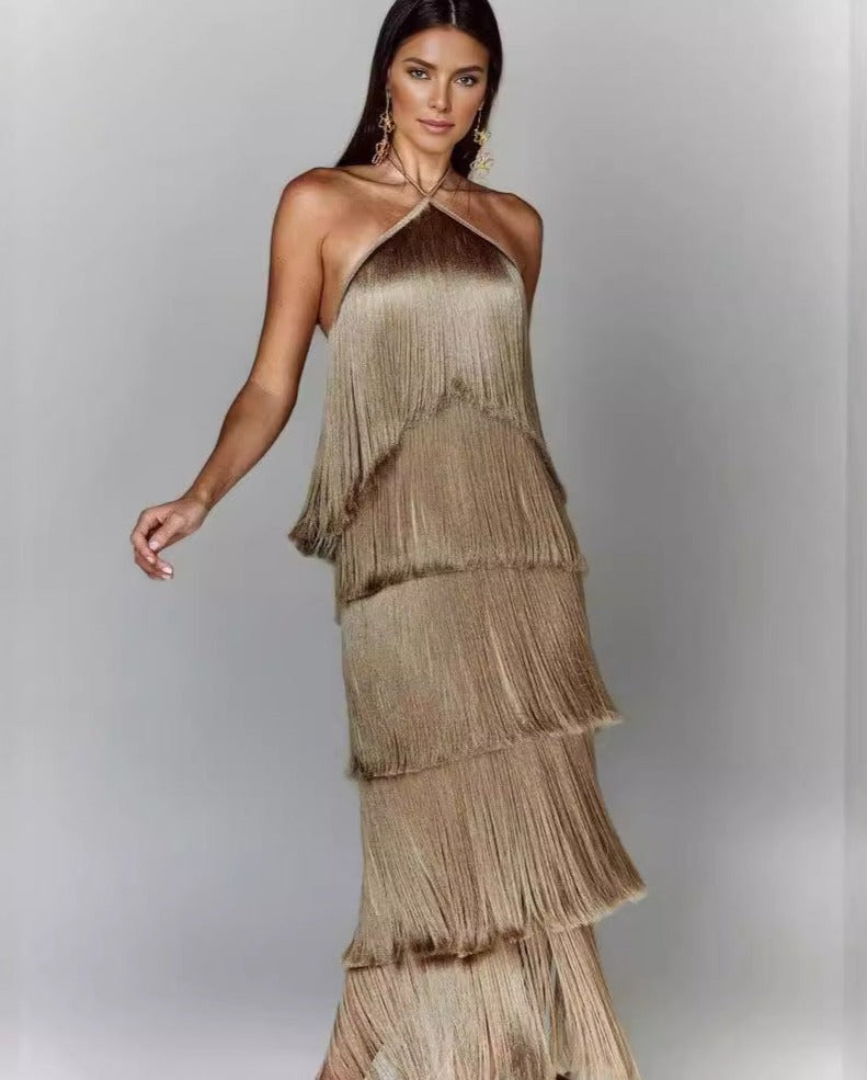 Isla | Dress with Tassels