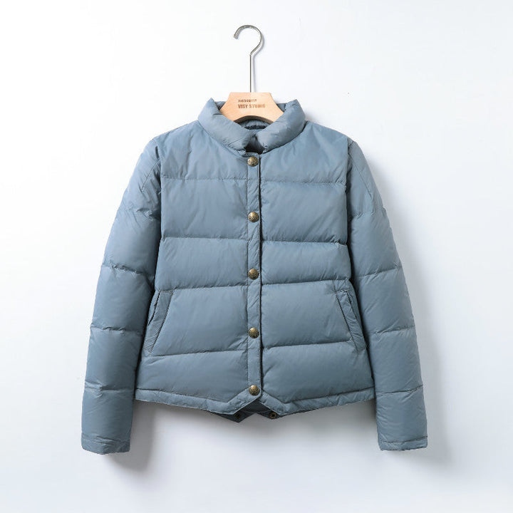 Minda | Retro Style Short Thermal Down Jacket